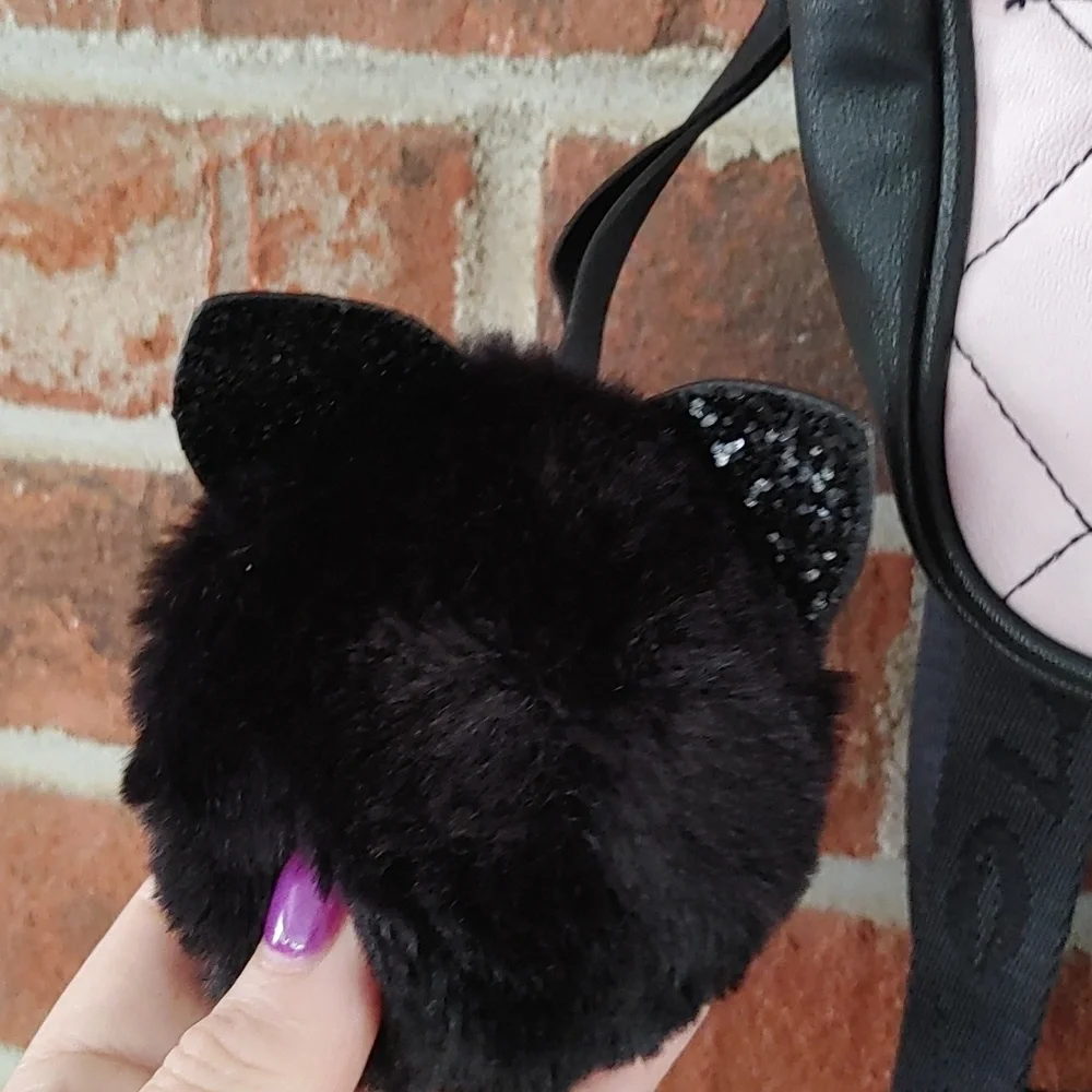 Luv Betsey by Betsey Johnson Quilted and Glitter Mini Backpack (1323)